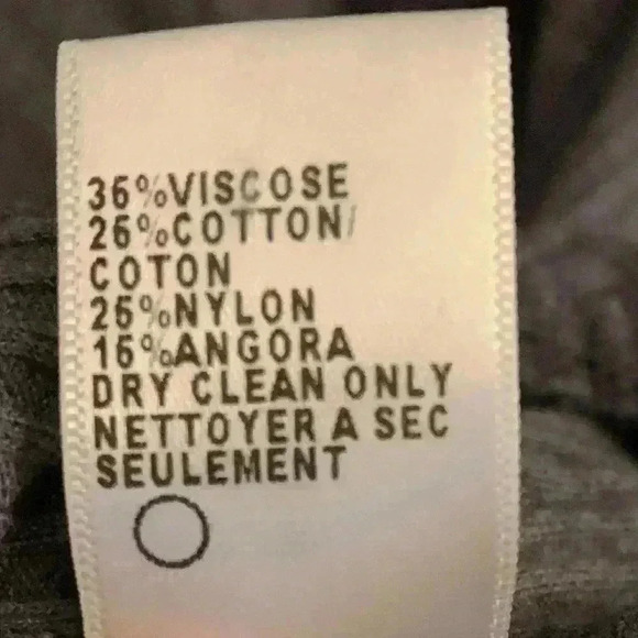 JAMES PERSE Grey Ribbed style 3/4 Sleeves Shirtdress, Womens Size 2 (medium) - Picture 5 of 8